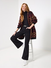 Joe Browns Black Winter Edge to Edge Cardigan - Image 1 of 5