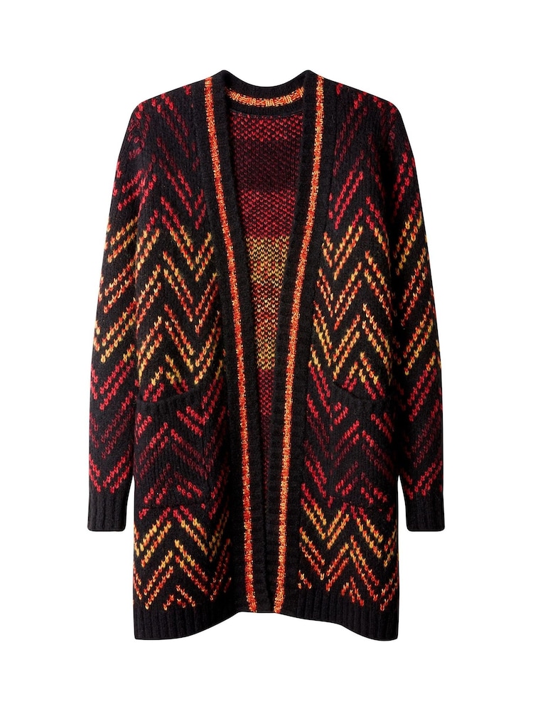 Joe Browns Black Winter Edge to Edge Cardigan - Image 5 of 5 Joe Browns Black Winter Edge to Edge Cardigan - Image 5 of 5