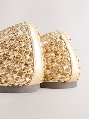 Gold Forever Comfort® Flower Weave Maryjane Shoes - Image 6 of 6