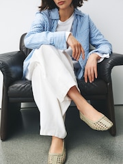 Natural Forever Comfort® Leather Woven Upper Shoes - Image 3 of 3