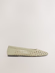 Natural Forever Comfort® Leather Woven Upper Shoes - Image 5 of 8