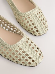 Natural Forever Comfort® Leather Woven Upper Shoes - Image 7 of 8