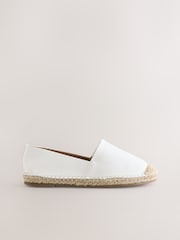 White Forever Comfort® High Cut Espadrille Flats - Image 7 of 9