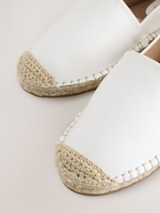 White Forever Comfort® High Cut Espadrille Flats - Image 8 of 9