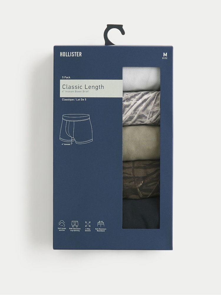 Hollister 5 Pack Boxers - Image 2 of 2