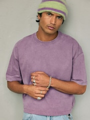 Cropped Boxy Crew Neck T-Shirt - Image 2 of 5