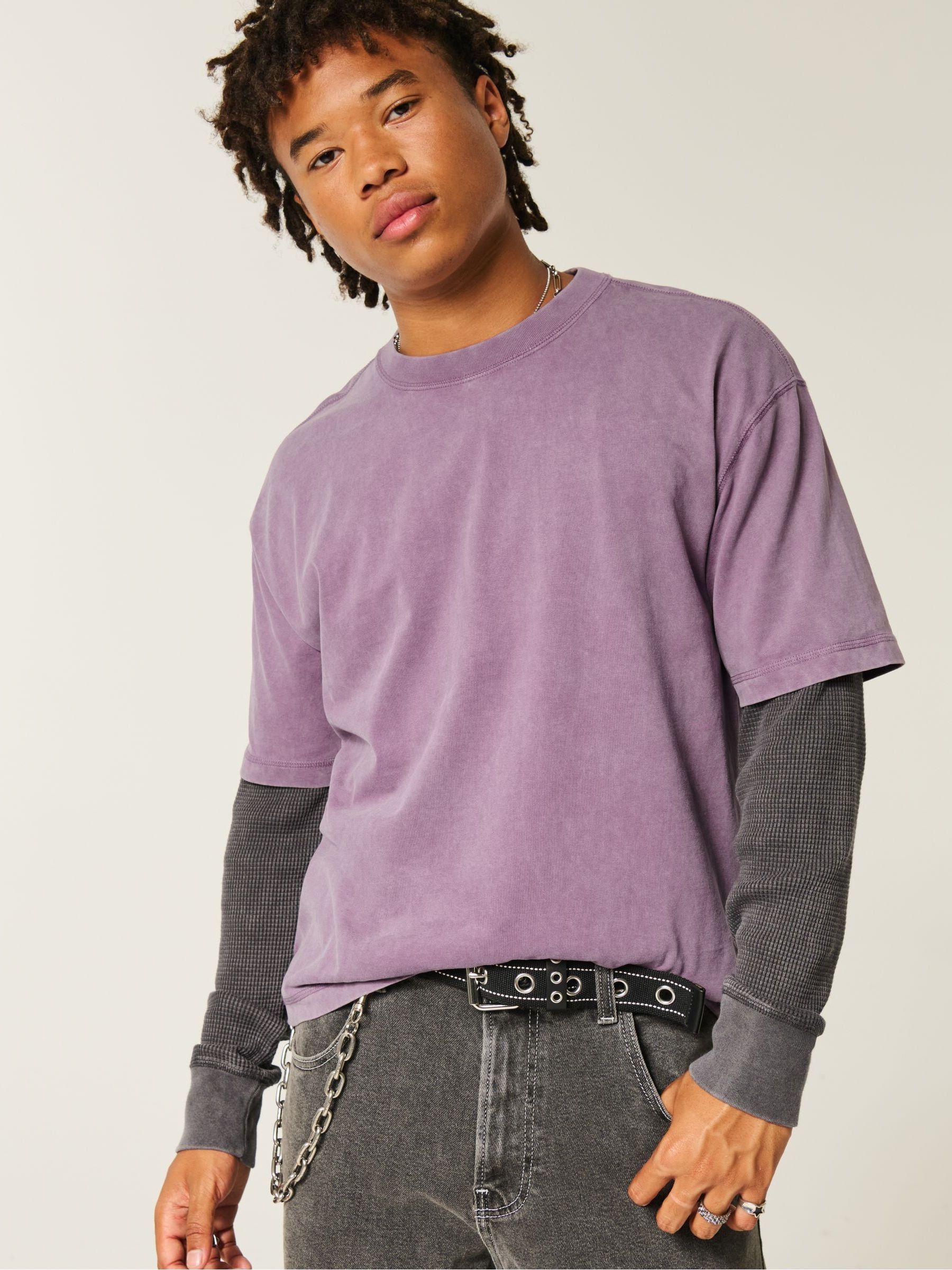 Buy Cropped Boxy Crew Neck T-Shirt from Next USA