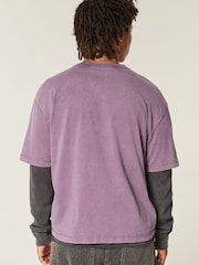 Cropped Boxy Crew Neck T-Shirt - Image 4 of 5