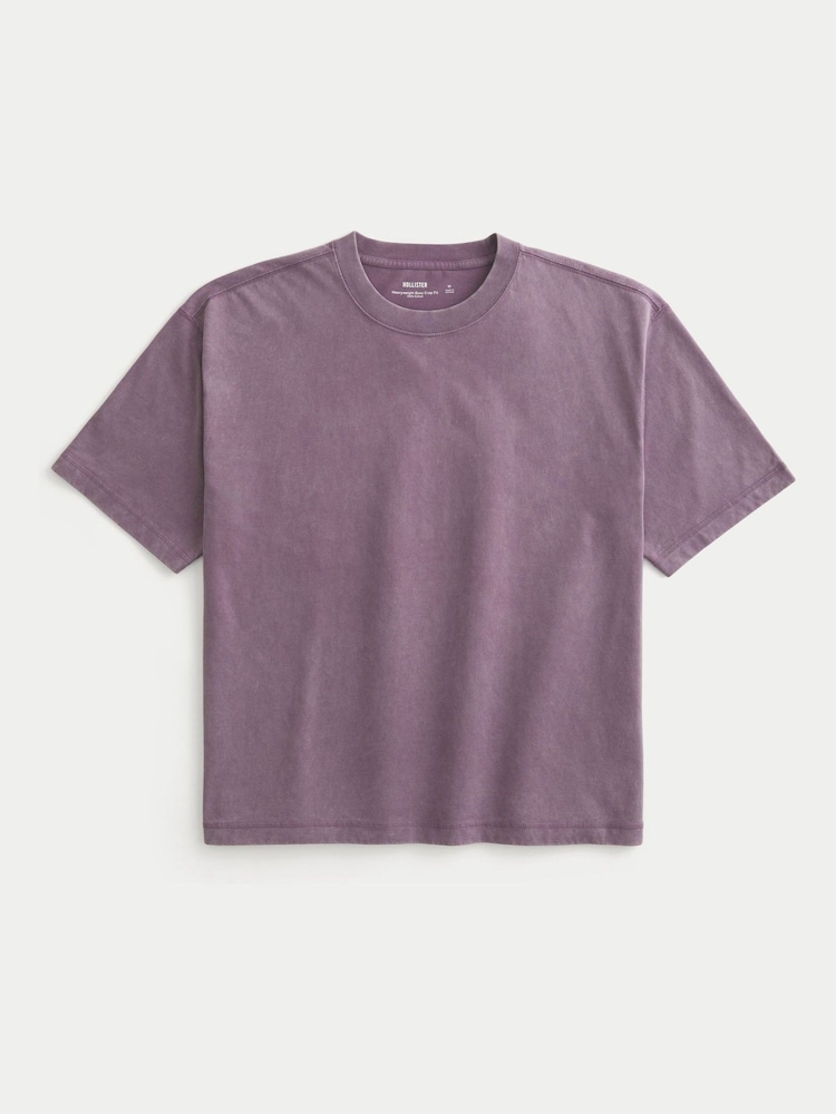 Cropped Boxy Crew Neck T-Shirt - Image 5 of 5