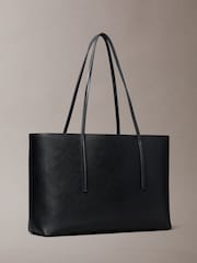 Calvin Klein Black Foil Logo Tote Bag - Image 2 of 4