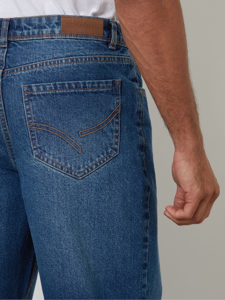 Threadbare Blue Loose Fit Jeans - Image 4 of 4 Threadbare Blue Loose Fit Jeans - Image 4 of 4