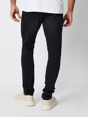 Threadbare Black Chrome Skinny Fit Jeans With Stretch - Image 2 of 4