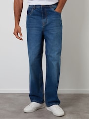 Threadbare Blue Baggy Fit Jeans - Image 1 of 4