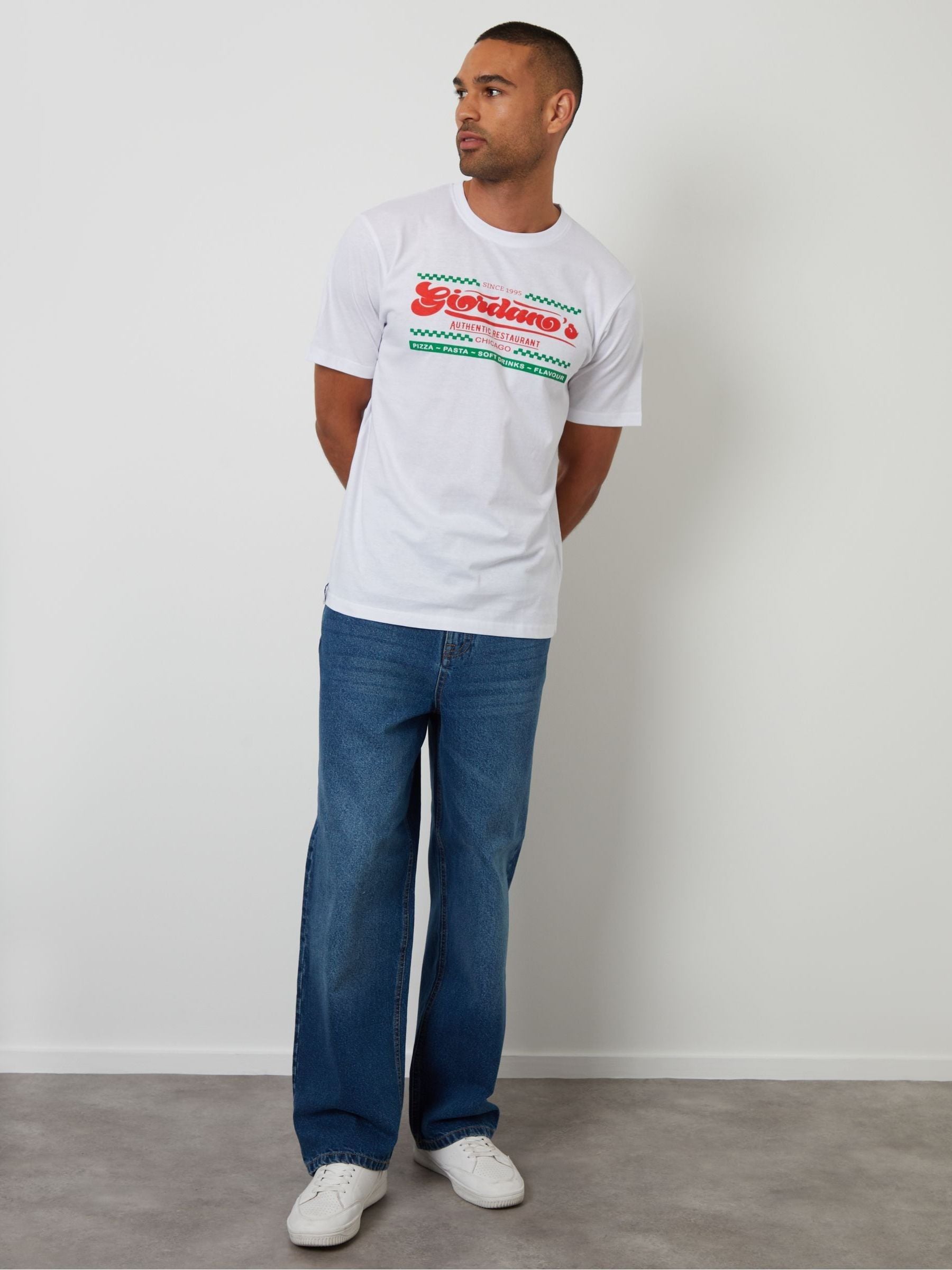 Buy Threadbare Blue Baggy Jeans from Next USA