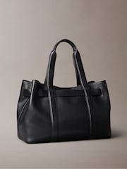 Calvin Klein Black Belted Tote Bag - Image 2 of 4