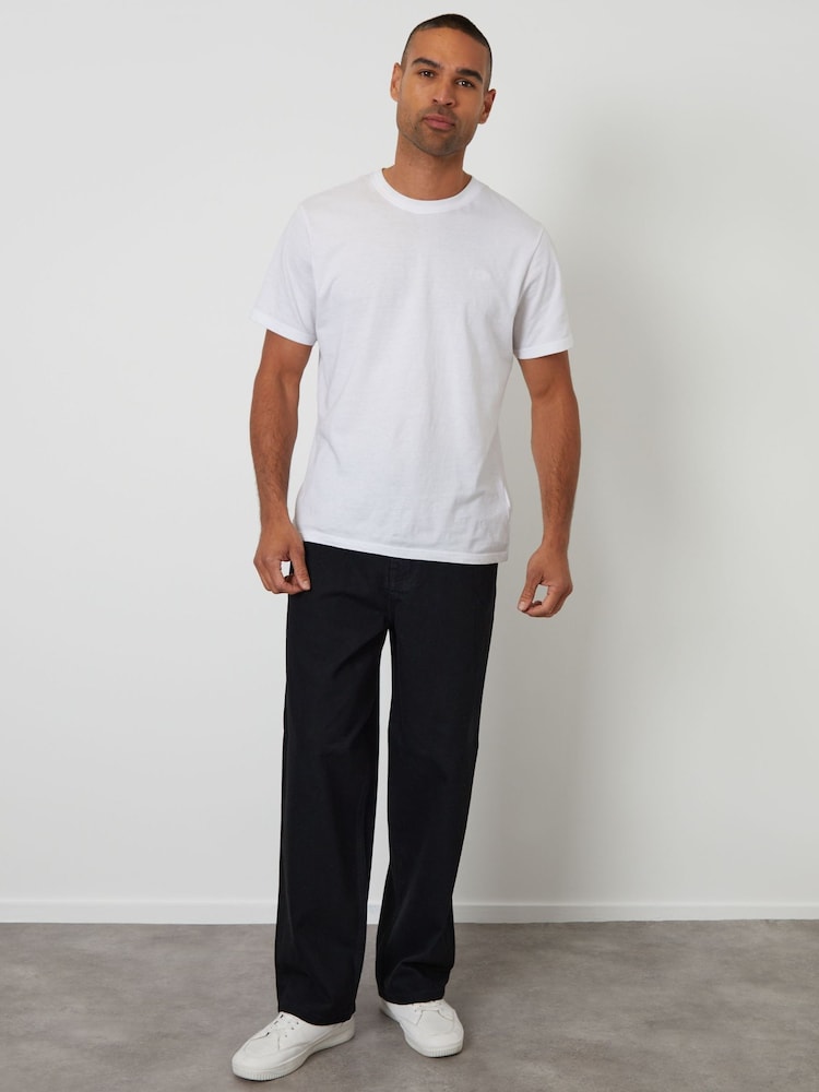 Threadbare Black Baggy Fit Jeans - Image 2 of 4