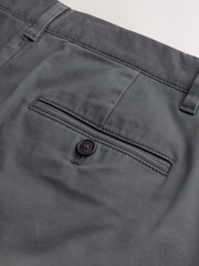 Dark Grey Relaxed Fit Cotton Rich Stretch Chinos - Image 8 of 9