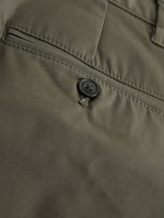 Khaki Green Regular Tapered Fit Cotton Rich Stretch Chinos - Image 4 of 5
