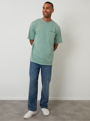 Threadbare Light Blue Baggy Fit Jeans - Image 3 of 4