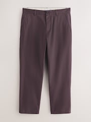 Violet mauve - Ajustement droit - Chinos extensibles riches en coton - Image 7 sur 10
