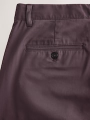 Violet mauve - Ajustement droit - Chinos extensibles riches en coton - Image 9 sur 10