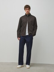 Navy Relaxed Fit Cotton Rich Stretch Chinos - Image 6 of 7