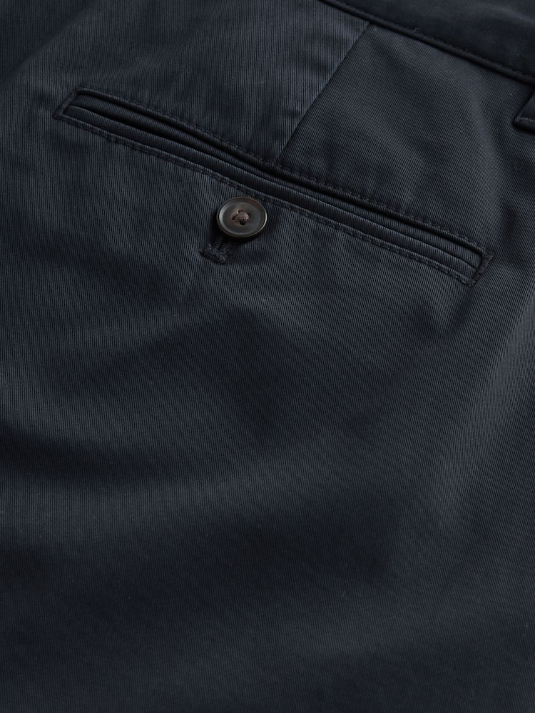 Navy Relaxed Fit Cotton Rich Stretch Chinos - Image 8 of 8 Navy Relaxed Fit Cotton Rich Stretch Chinos - Image 8 of 8