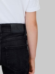 Calvin Klein Black Mid Rise Straight Jeans - Image 4 of 5
