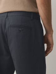 Charcoal Grey Straight Fit Cotton Rich Stretch Chinos - Image 10 of 15