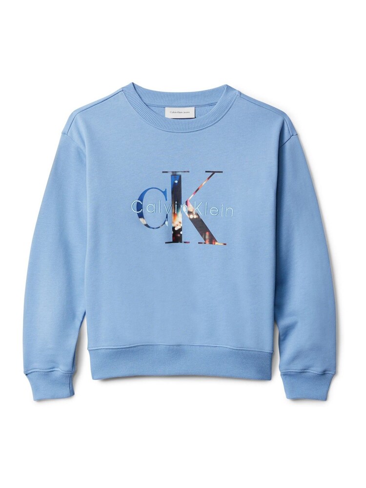 Calvin Klein Blue Logo Sweatshirt - Image 6 of 6