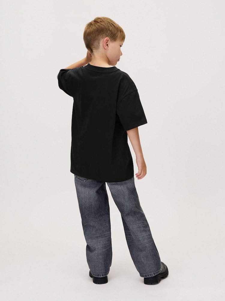 Calvin Klein Black Logo T-Shirt - Image 2 of 6 Calvin Klein Black Logo T-Shirt - Image 2 of 6