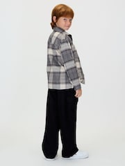 Calvin Klein Black Baggy Sateen Cargo Trousers - Image 2 of 5