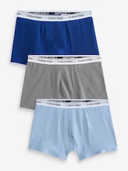 Calvin Klein Grey Trunks 3 Pack - Image 1 of 4