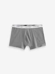 Calvin Klein Grey Trunks 3 Pack - Image 2 of 4
