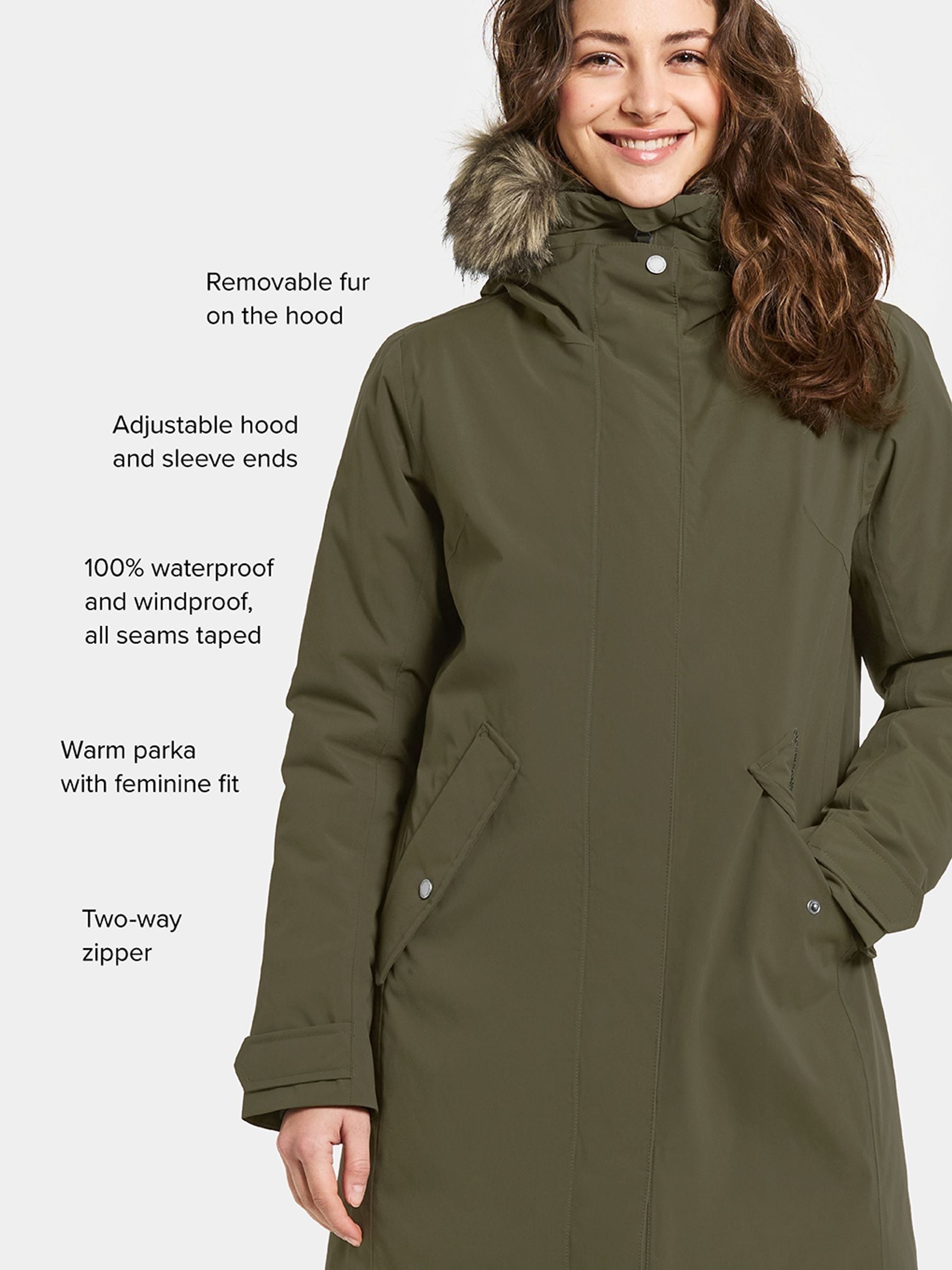 Buy Didriksons Erna Waterproof Womens Coat from Next USA