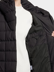 Didriksons Stella Long Womens Padded Black Coat - Image 5 of 7