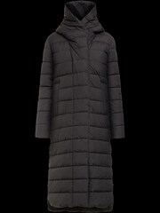 Didriksons Stella Long Womens Padded Black Coat - Image 6 of 7