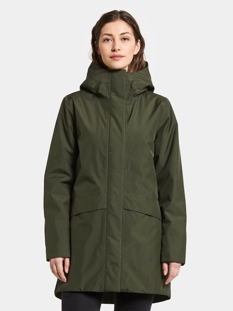 Didriksons Cajsa Womens Waterproof Coat - Imagem 1 de 6