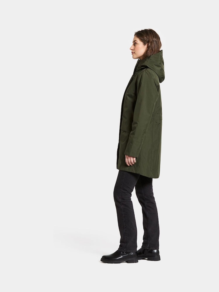Didriksons Cajsa Womens Waterproof Coat - Imagem 2 de 6