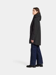 Didriksons Cajsa Womens Waterproof Black Coat - Imagem 2 de 6