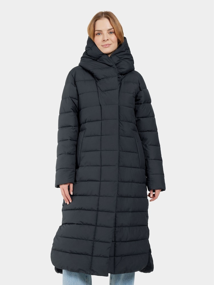 Didriksons Blue Stella Long Womens Padded Coat - Image 1 of 6