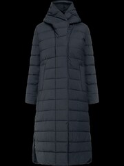 Didriksons Blue Stella Long Womens Padded Coat - Image 5 of 6