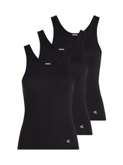 Calvin Klein Black 3 Pack Scoopneck Tank Tops Cotton Classics - Image 2 of 5