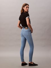 Calvin Klein Blue Mid Rise Skinny Jeans - Image 2 of 6
