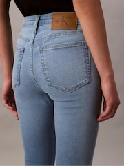 Calvin Klein Blue Mid Rise Skinny Jeans - Image 3 of 6