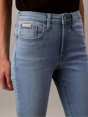 Calvin Klein Blue Mid Rise Skinny Jeans - Image 4 of 6