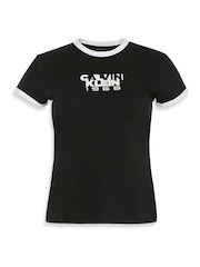 Calvin Klein Black 1968 Logo Graphic Baby T-Shirt - Image 5 of 5