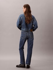 Calvin Klein Straight-Fit-Jeans mit hohem Bund - Bild 2 von 7