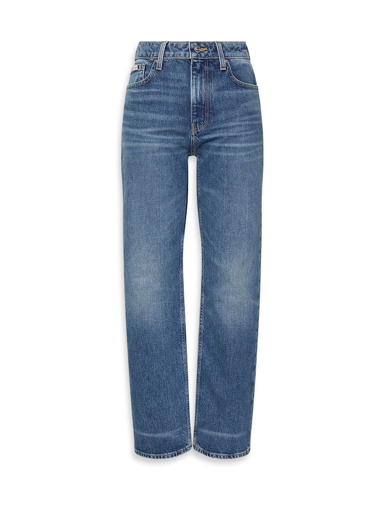 Calvin Klein Blue High Rise Straight Jeans - Image 7 of 7 Calvin Klein Blue High Rise Straight Jeans - Image 7 of 7