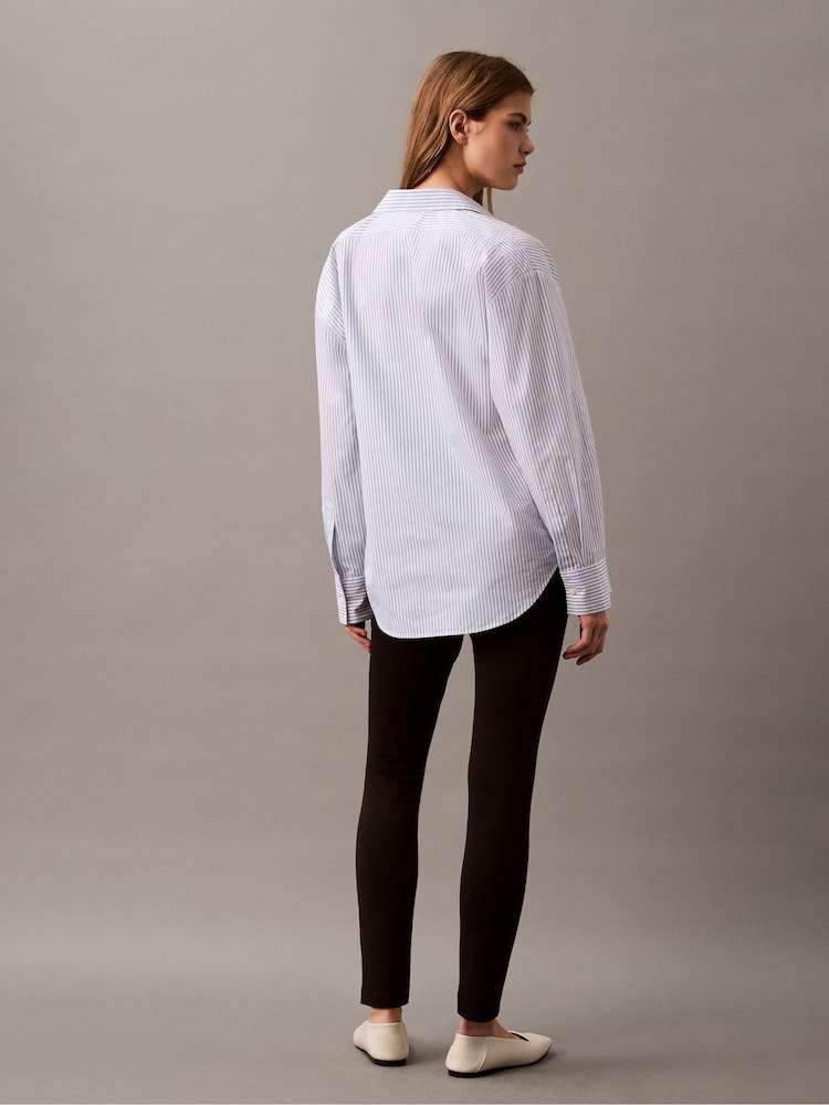 Calvin Klein Black Ponte Pull-On Skinny Trousers - Image 2 of 6